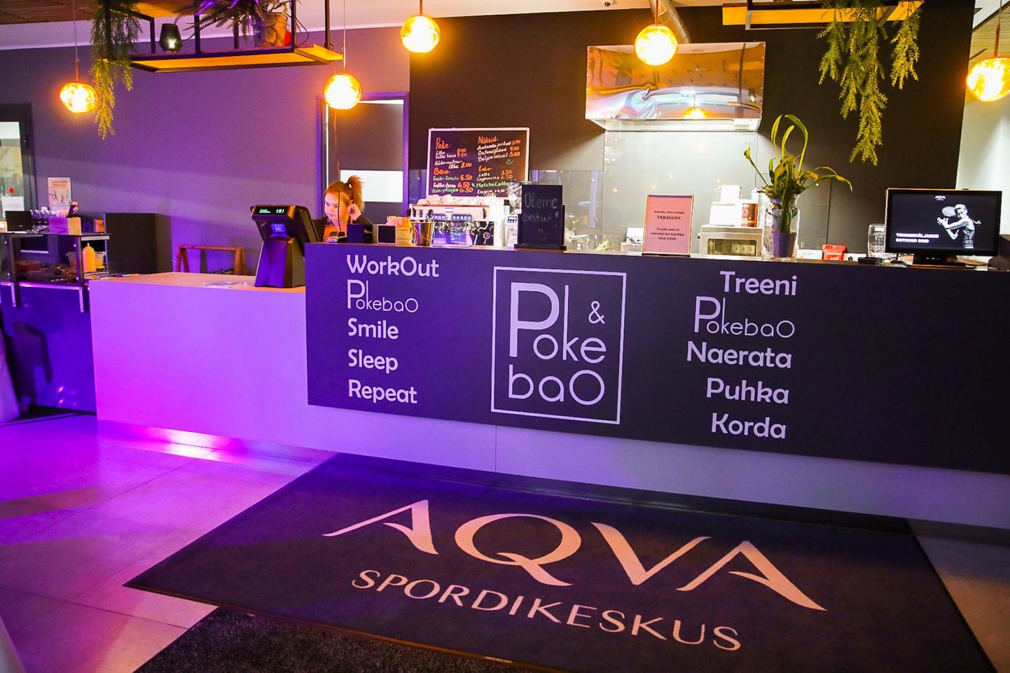 Aqva spordikeskuses on avatud uus kohvik Poke & Bao, mille menüü on siin kandis ainulaadne.