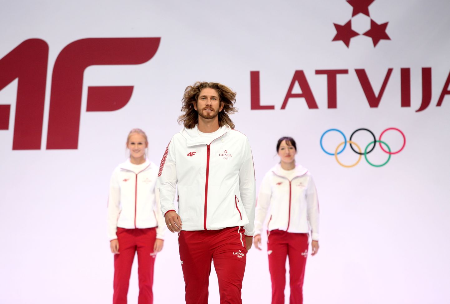 2016. gada Riodežaneiro olimpisko spēļu dalībnieki Gunta Latiševa-Čudare (no kreisās), Aleksandrs Samoilovs un Anastasija Grigorjeva