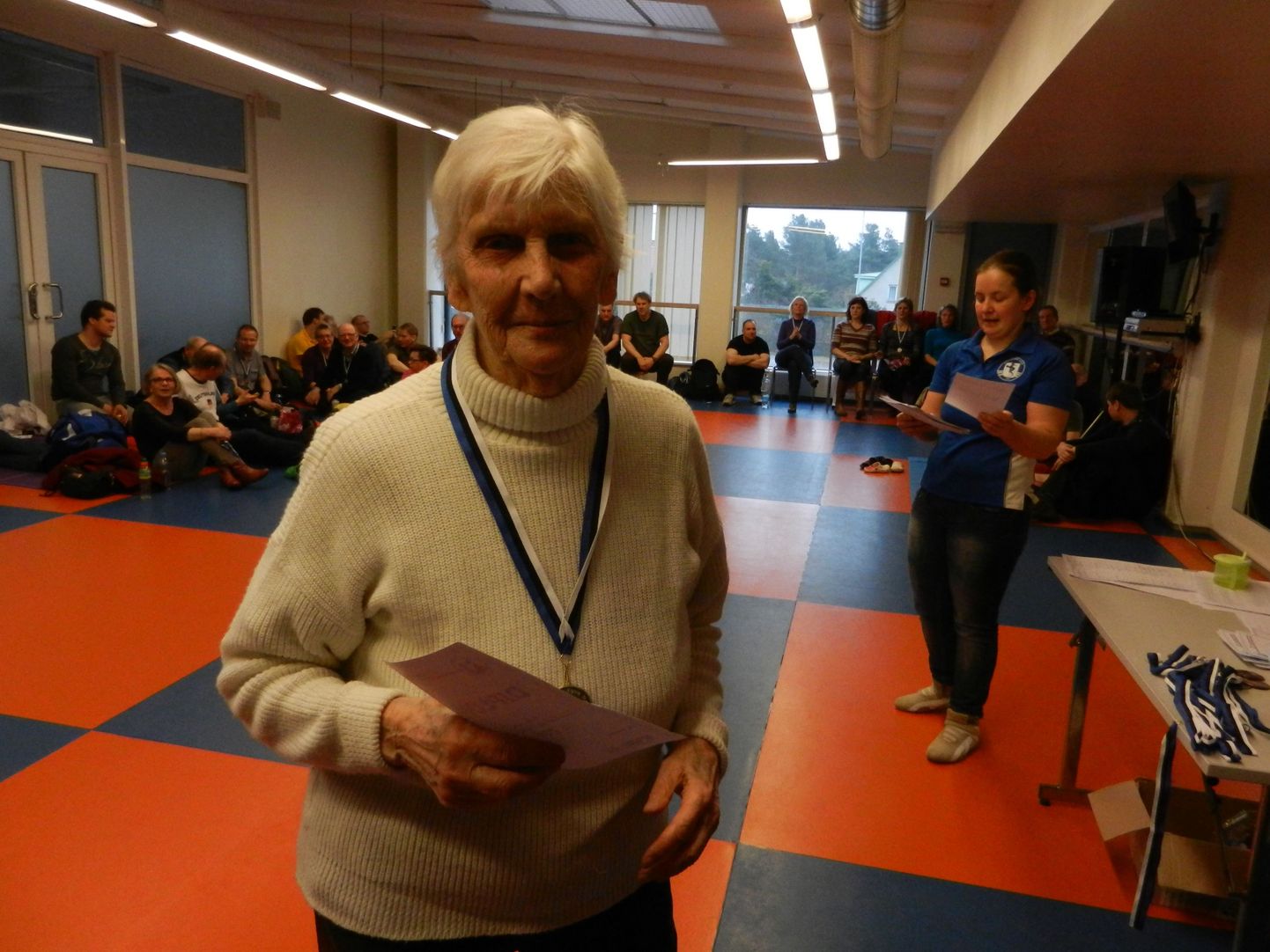 Nora Kutti Tallinna lahtistel meisterujumise meistrivõistlustel.