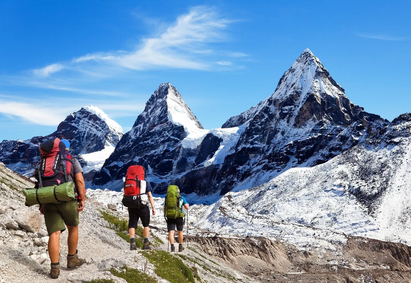 Khumbu org, Sagarmatha rahvuspark, Everest.