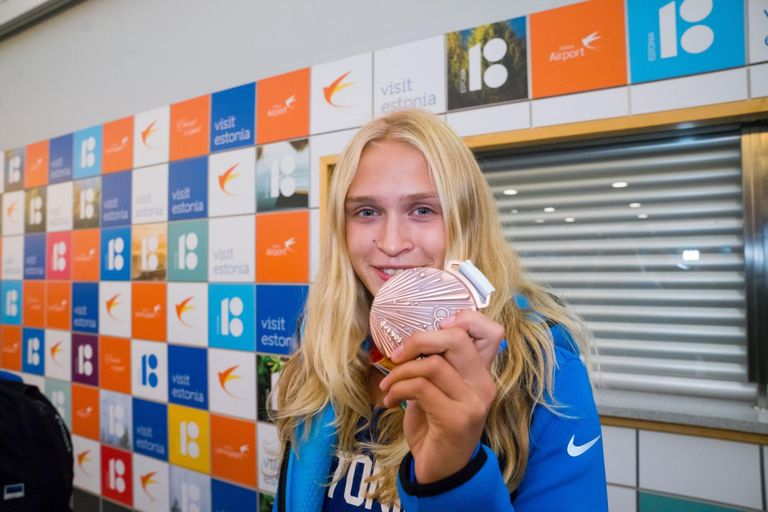 Pärnu sõudeklubi liige Greta Jaanson võitis ühepaadil Eestile ajaloo esimese noorteolümpia medali.
