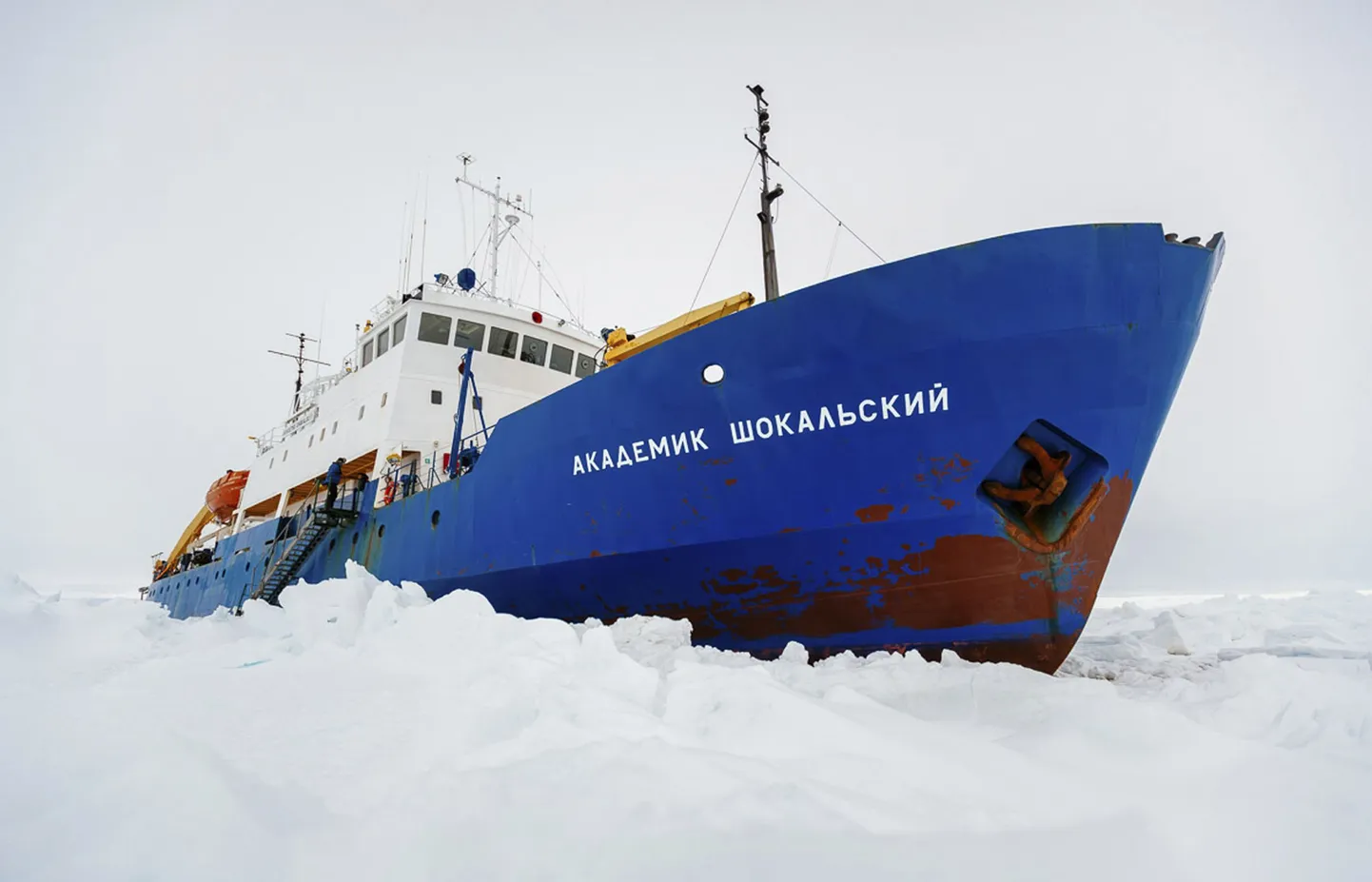 "Академик Шокальский" начал самостоятельно выходить из антарктического ледового плена.