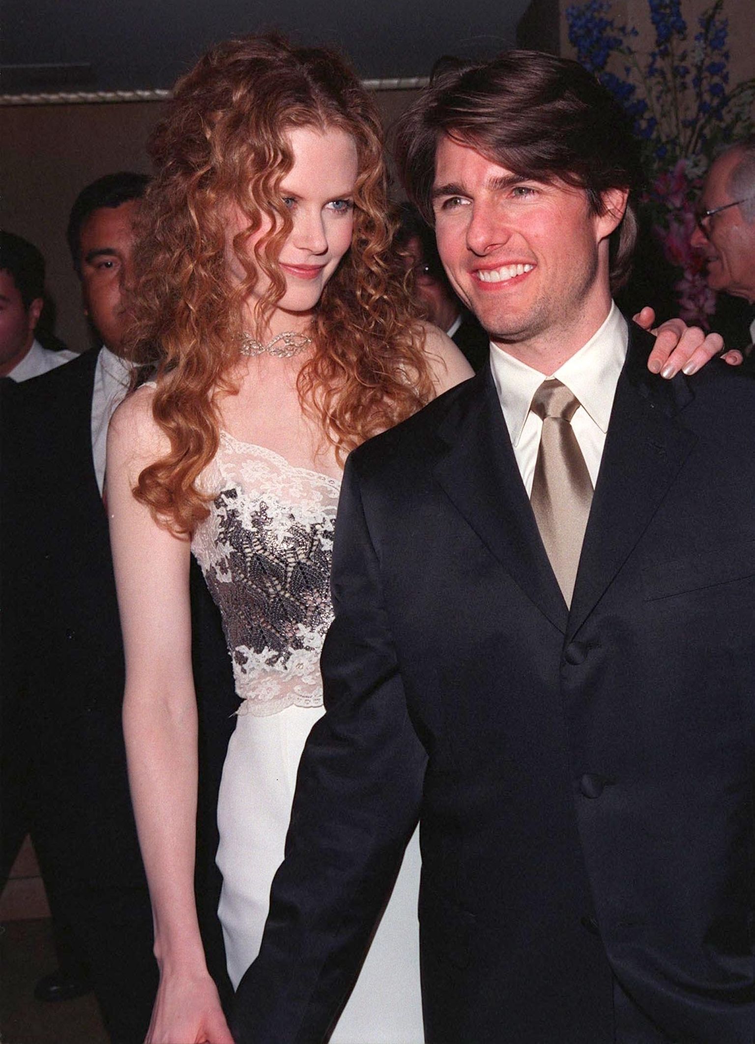 Näitlejad Nicole Kidman ja Tom Cruise 1998. aastal, paari abielu puruneb kolm aastat hiljem.