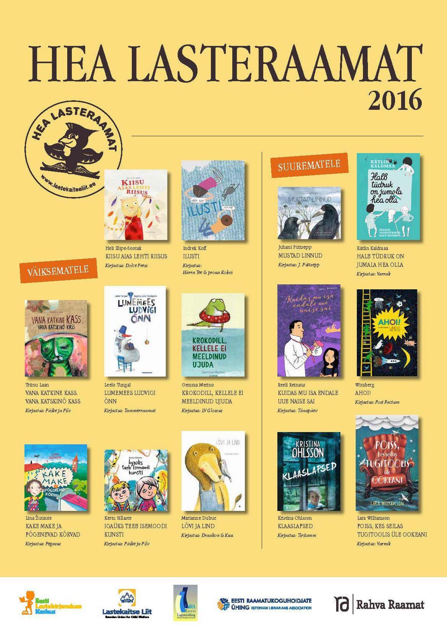 Parimad lasteraamatud 2016
