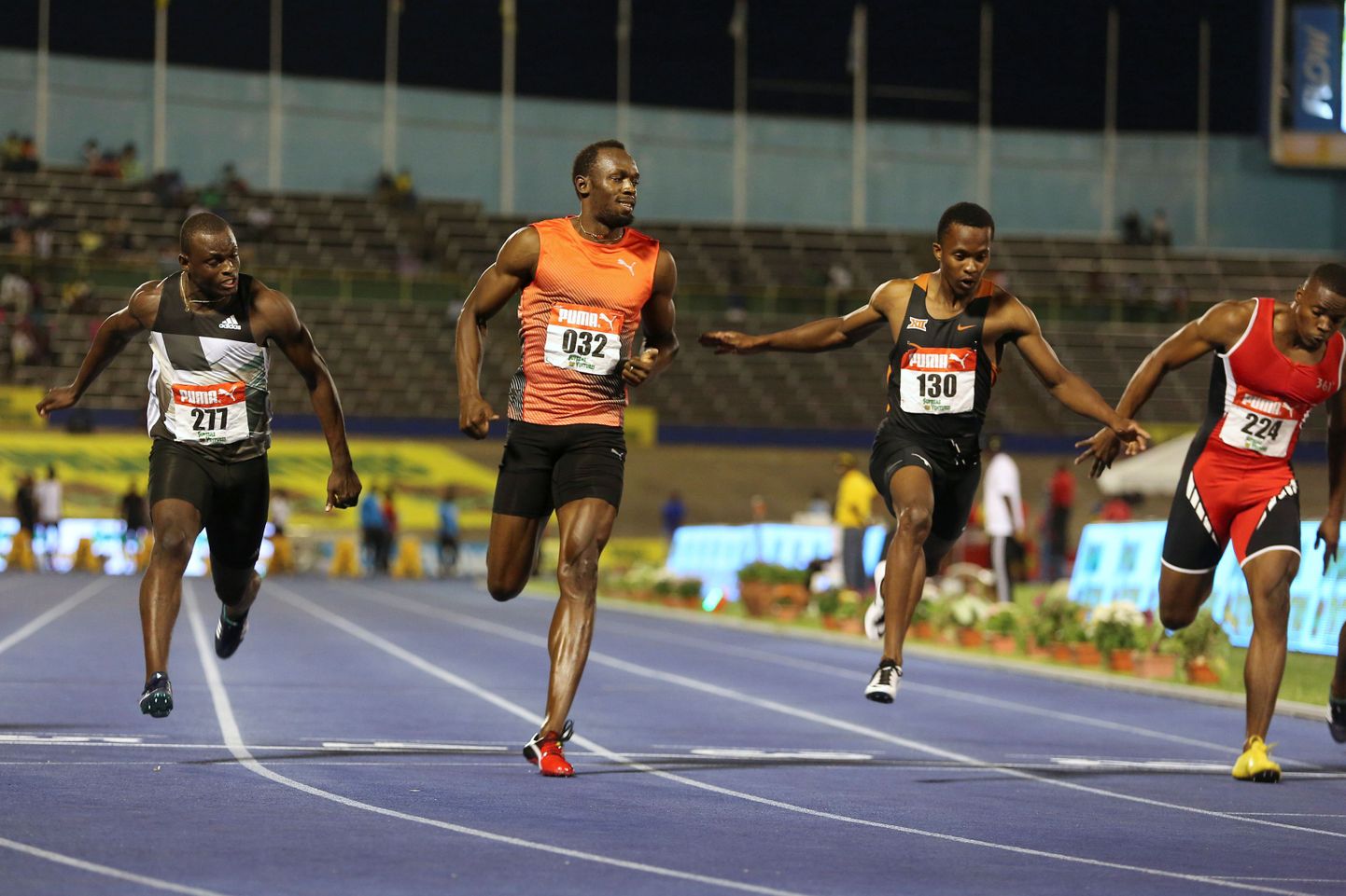 Usain Bolt Jamaica meistrivõistlustel.