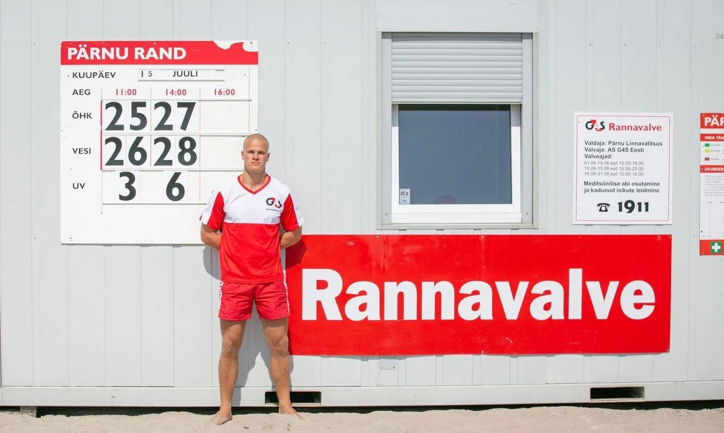 AS G4S hoidis Pärnu keskrannas inimestel silma peal mullugi.