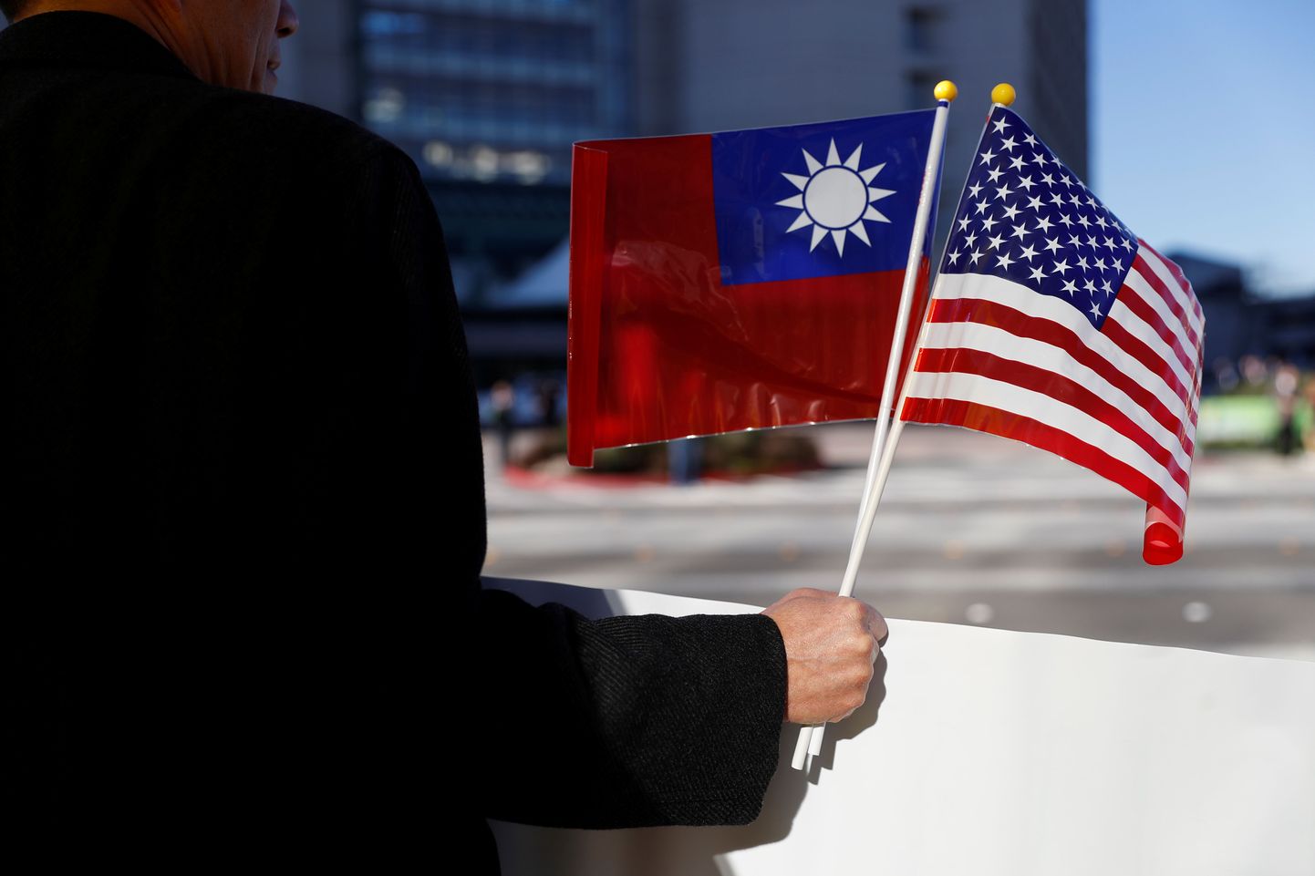 Taiwani ja USA lipud