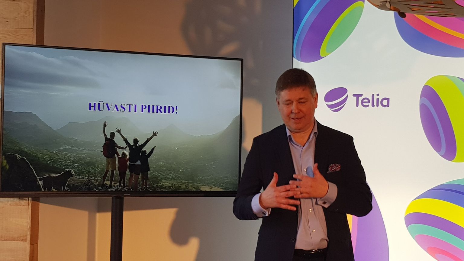 Telia Eesti juhatuse esimees Dan Strömberg tutvustas uusi mobiilipakette