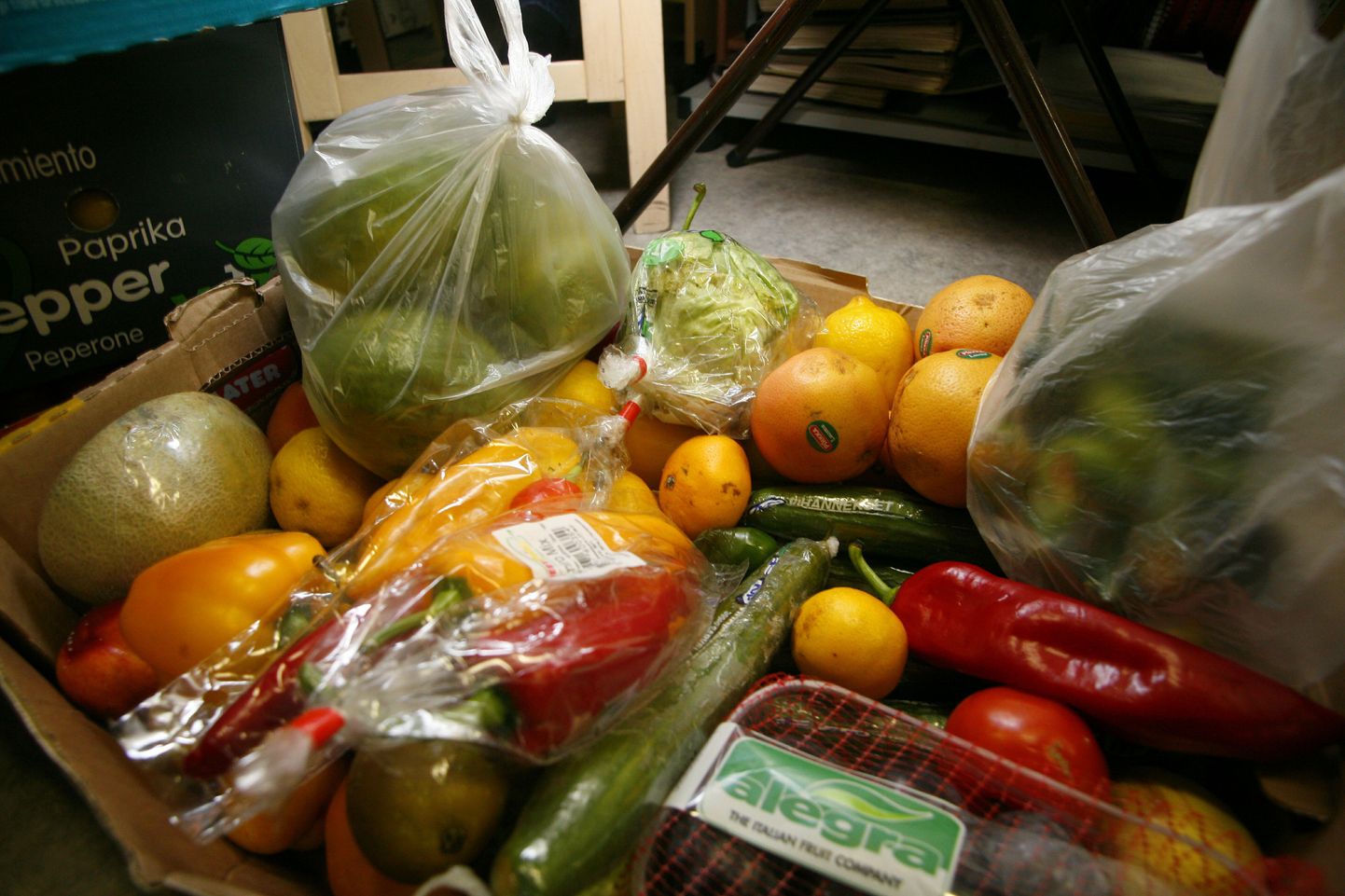 Eestis kogub toitu kauplustest ja annetustena kokku Toidupank.