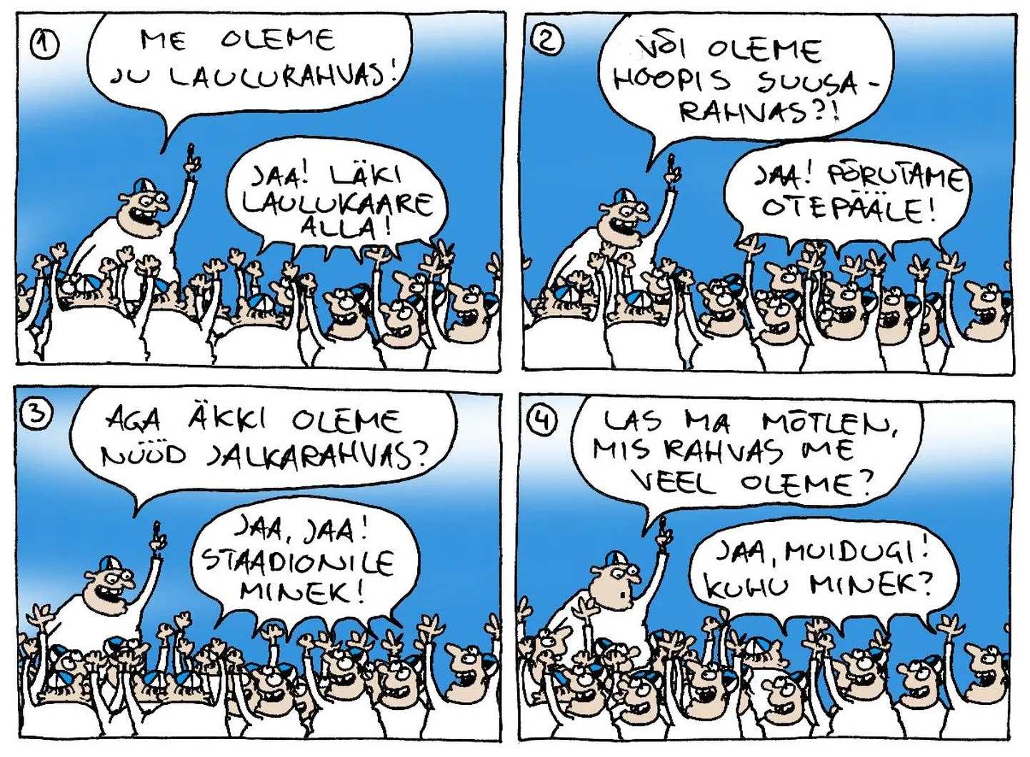 Eestlane on kõigerahvas.