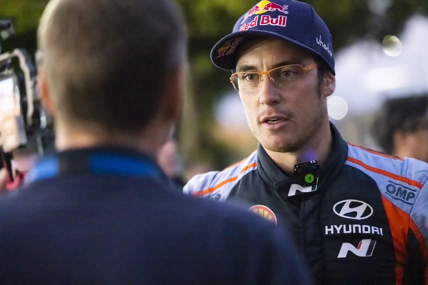 Hyundai esisõitja Thierry Neuville.