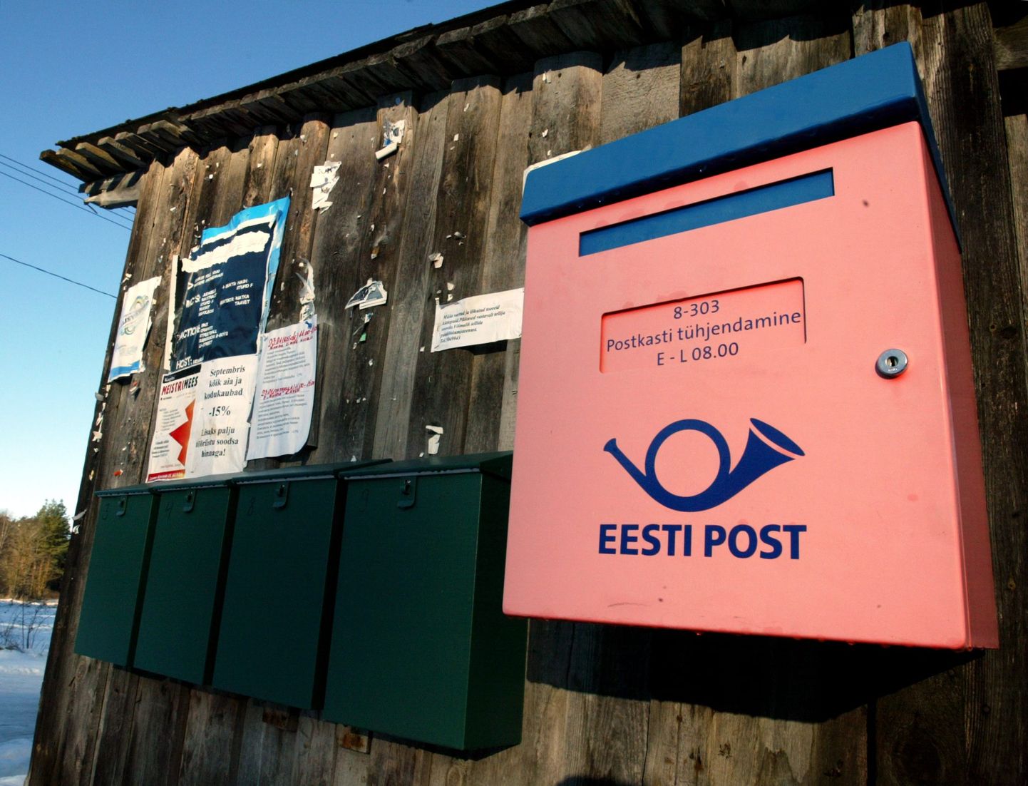 Paljudes külades on postkastist juba saanud ajalooline vaatamisväärsus.