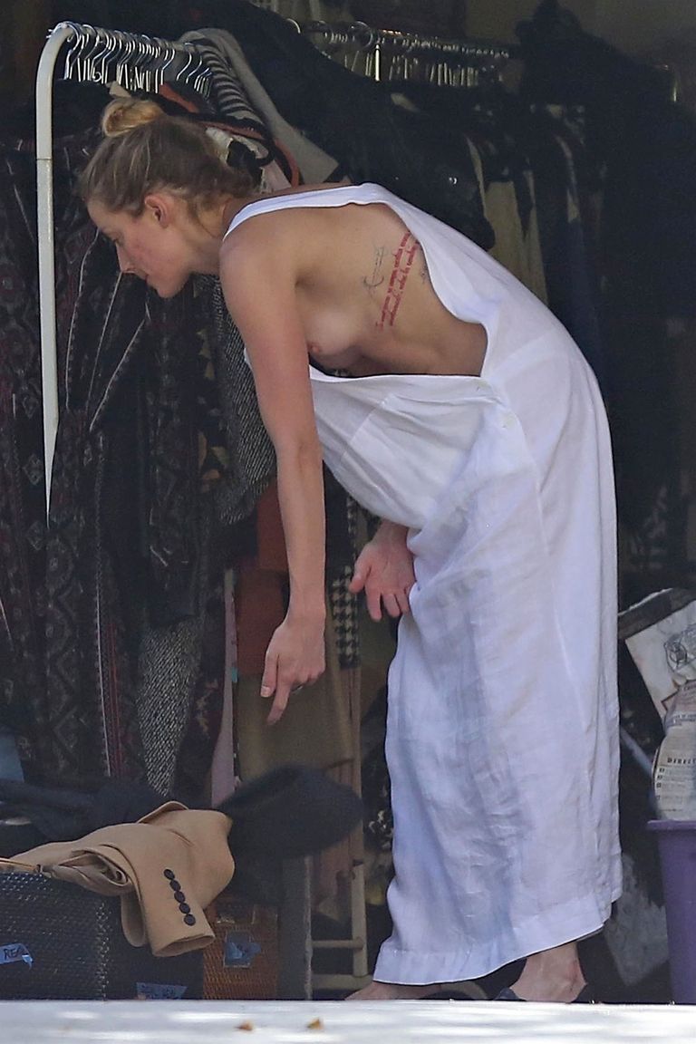 Amber Heardi kleit paljastas rohkem, kui ta esiti soovinud oleks.