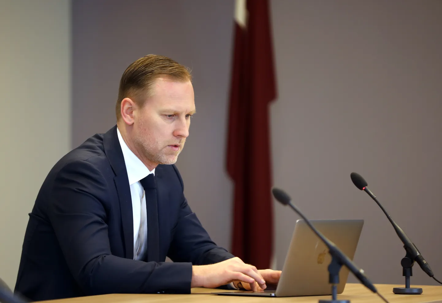 Saeimas deputāts un bijušais advokāts Aldis Gobzems.