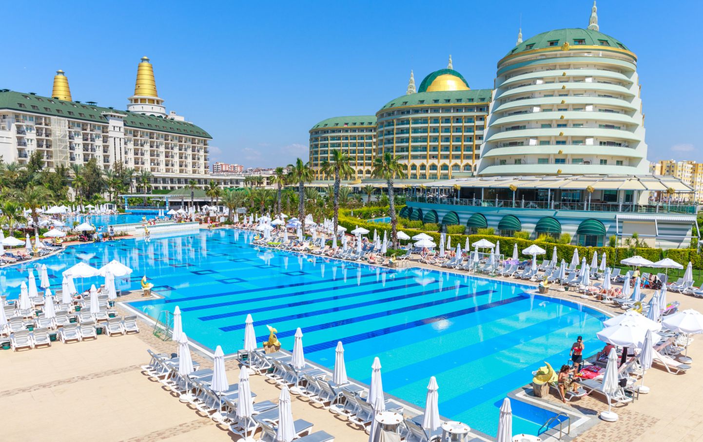 Antalya Delphin Imperiali hotell. Pilt on illusttreeriv.