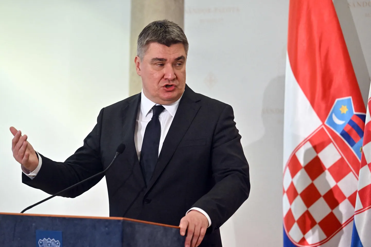 Horvātijas prezidents Zorans Milanovičs
