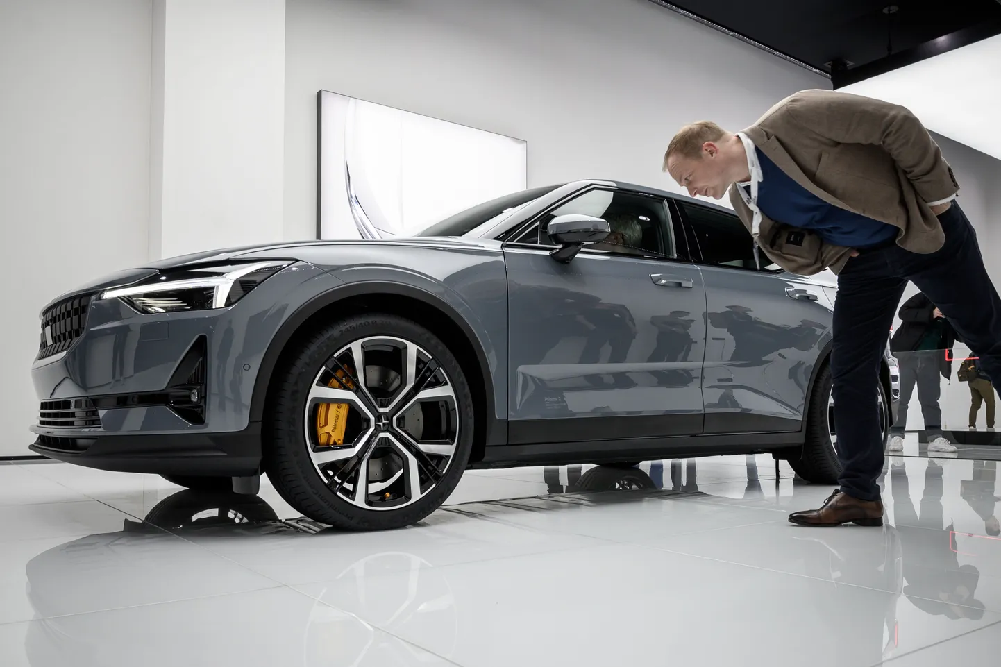 Eurooplane avastamas 4. märtsil Genfi automessil elektriautot Polestar 2, mida valmistatakse Hiinas.
