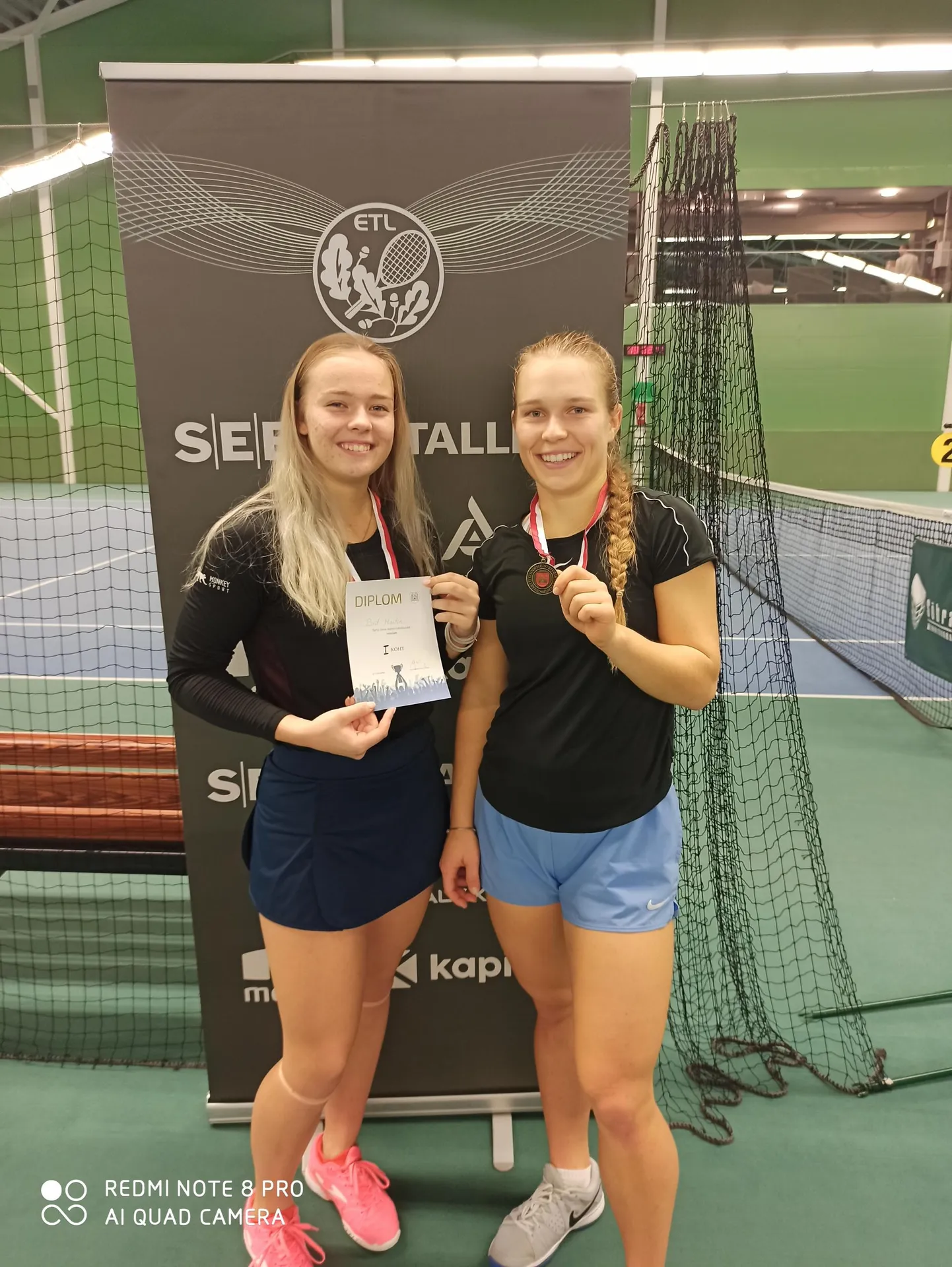Viljandlannad Brit Martin ja Saara Orav on värsked Eesti karikavõitjad ja Tartu meistrid.