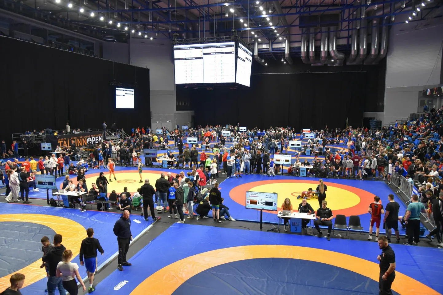 Tallinnas Unibet Arenal peeti Euroopa suurimat maadlusturniiri Tallinn Open.