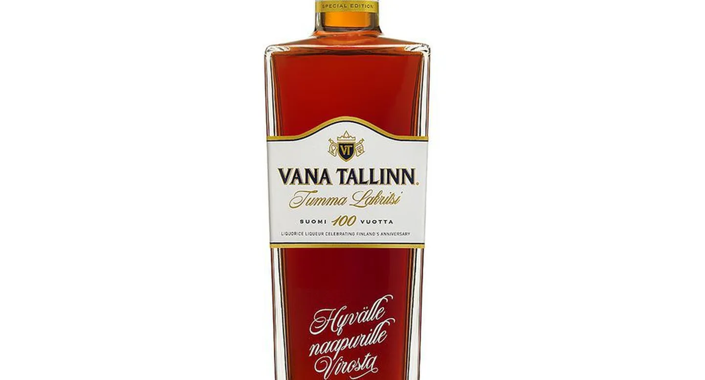 Soome esindusnapsuks valitud Tumma Lakritsi liköör.