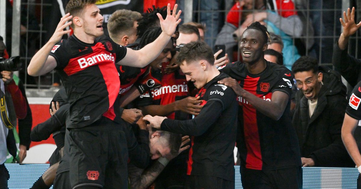 Leverkusen a menținut o serie mare de 90+6.  Minut cu gol live