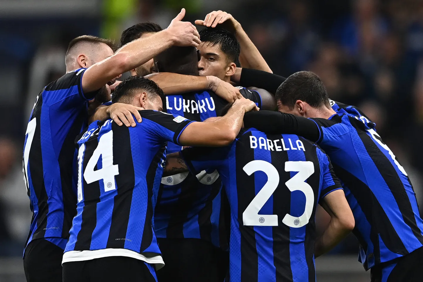 Milano Interi mängumehed teenisid võidu, millega sai kindlaks FC Barcelona saatus.