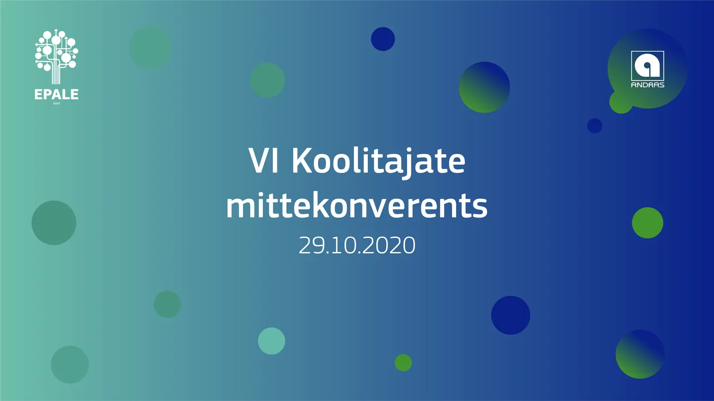 VI Koolitajate mittekonverents