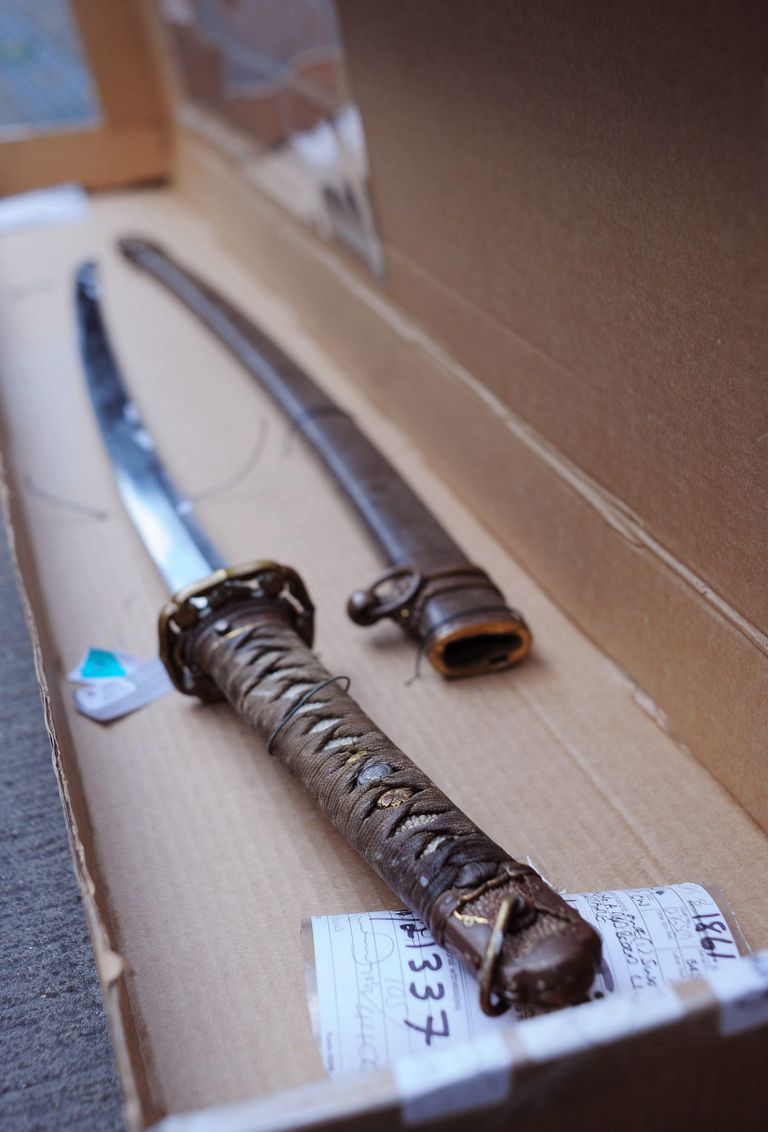 Samuraimõõk, pilt on illustreeriv