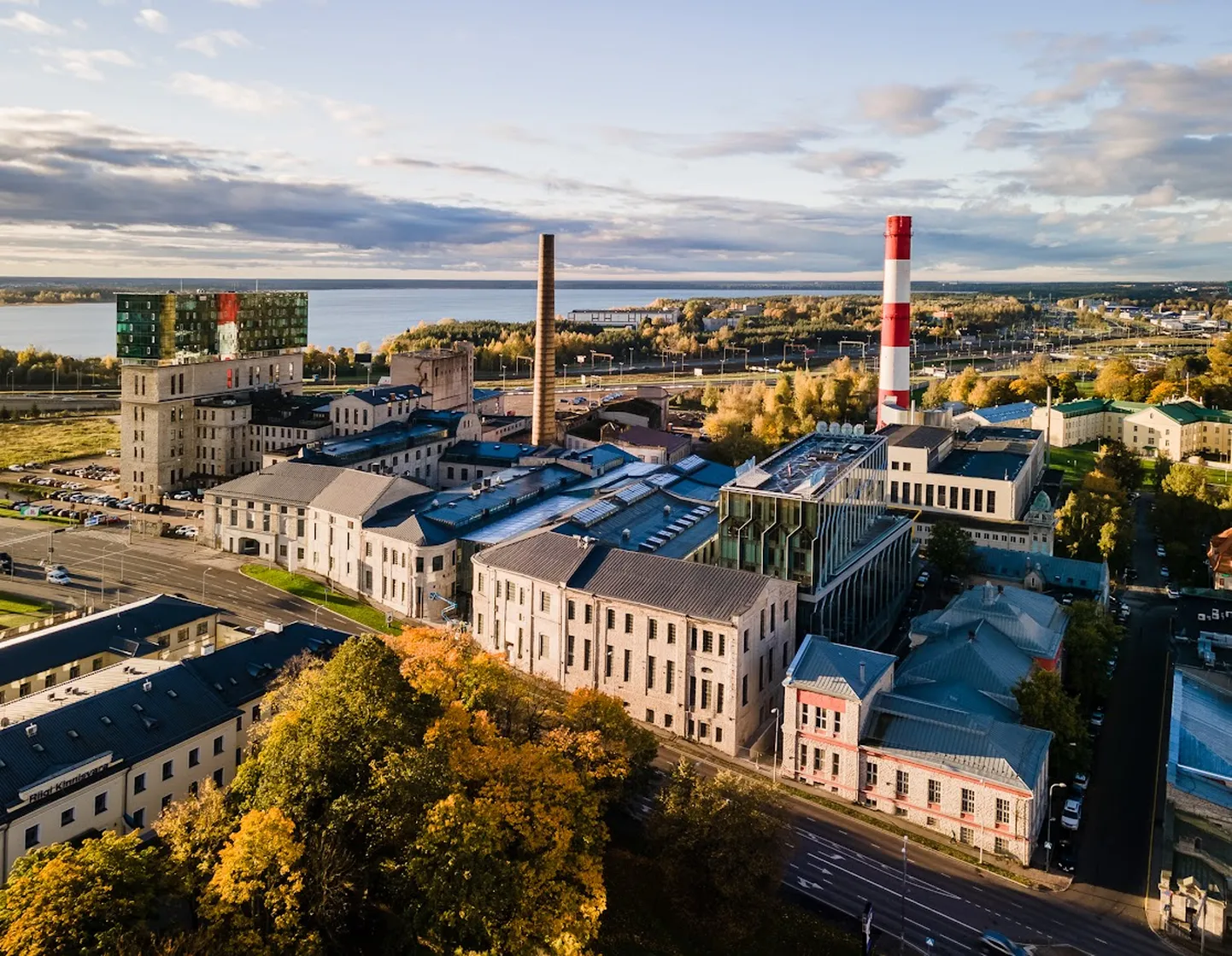 Fahle ärimajad Tallinnas, Tartu maanteel.