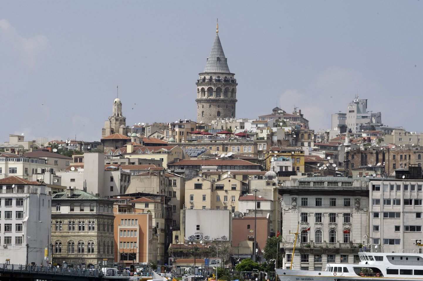 Galata torn Istanbulis. Linna ähvardab pidevalt maavärinaoht ning ekspertide hinnangul pole see katastroofiks valmis.