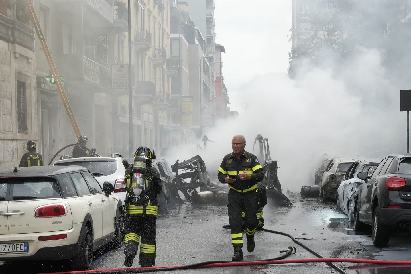 Взрыв в центре Милана