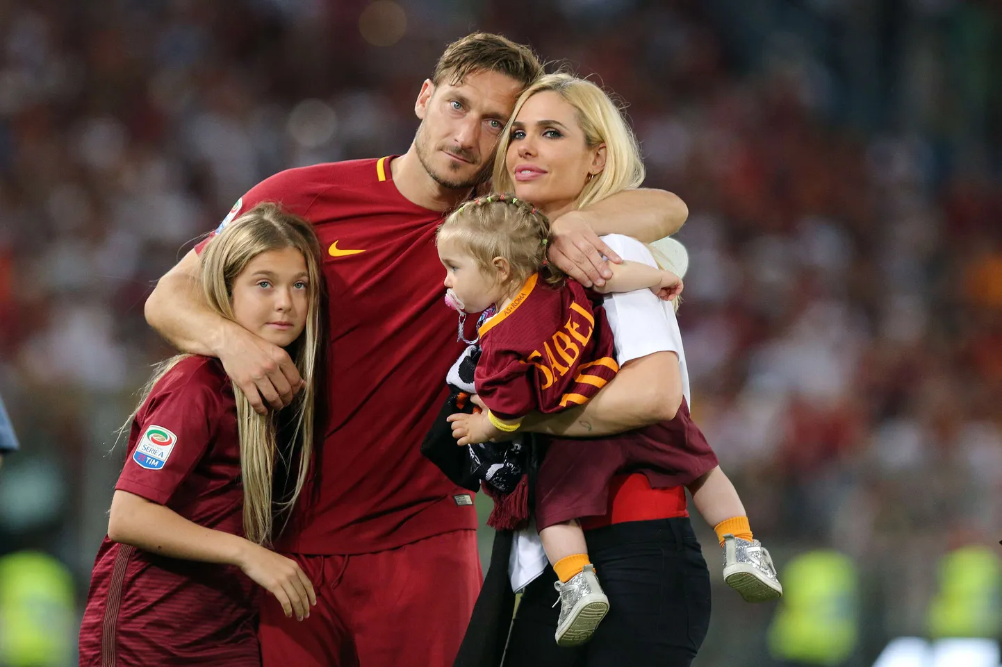 Francesco Totti ja Ilary Blasi.