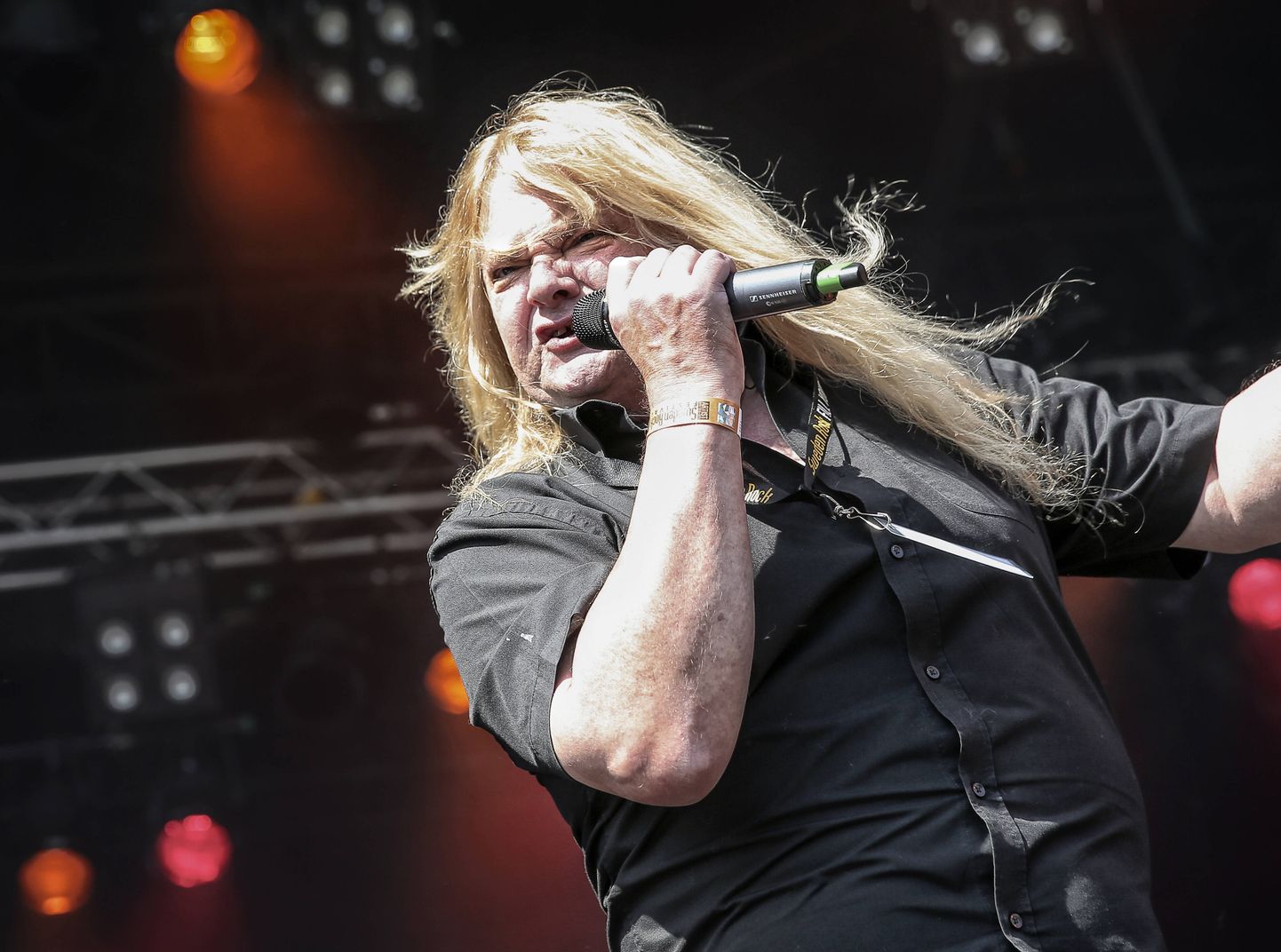 Steve Grimmett esinemas 2015. aasta Sweden Rockil