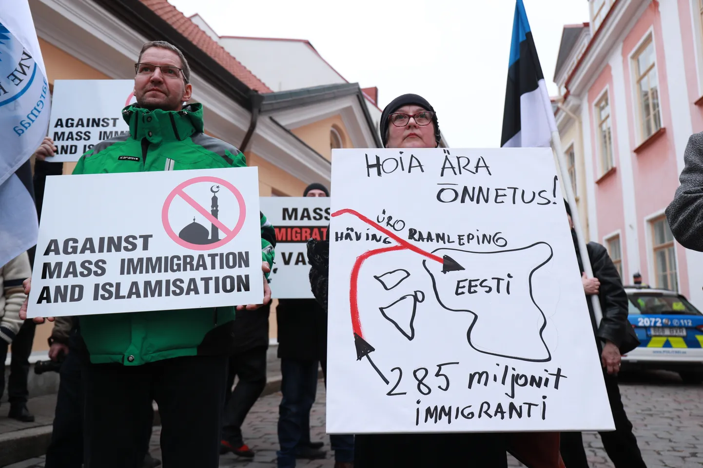 Meeleavaldus ÜRO rändeleppe vastu.