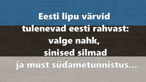Eesti lipu värvid