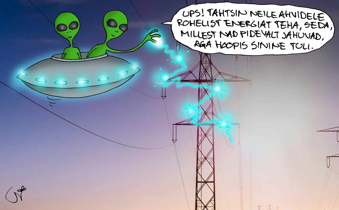 Urmas Nemvalts joonistab.