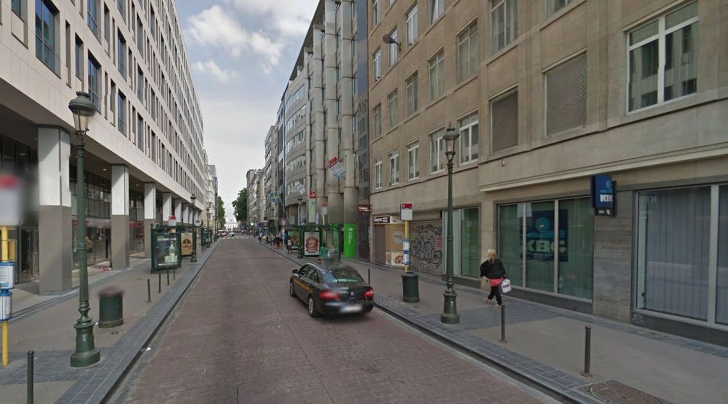 Rue de Luxembourg, kus asub ka Tallinna esindus Euroopa Liidus.
