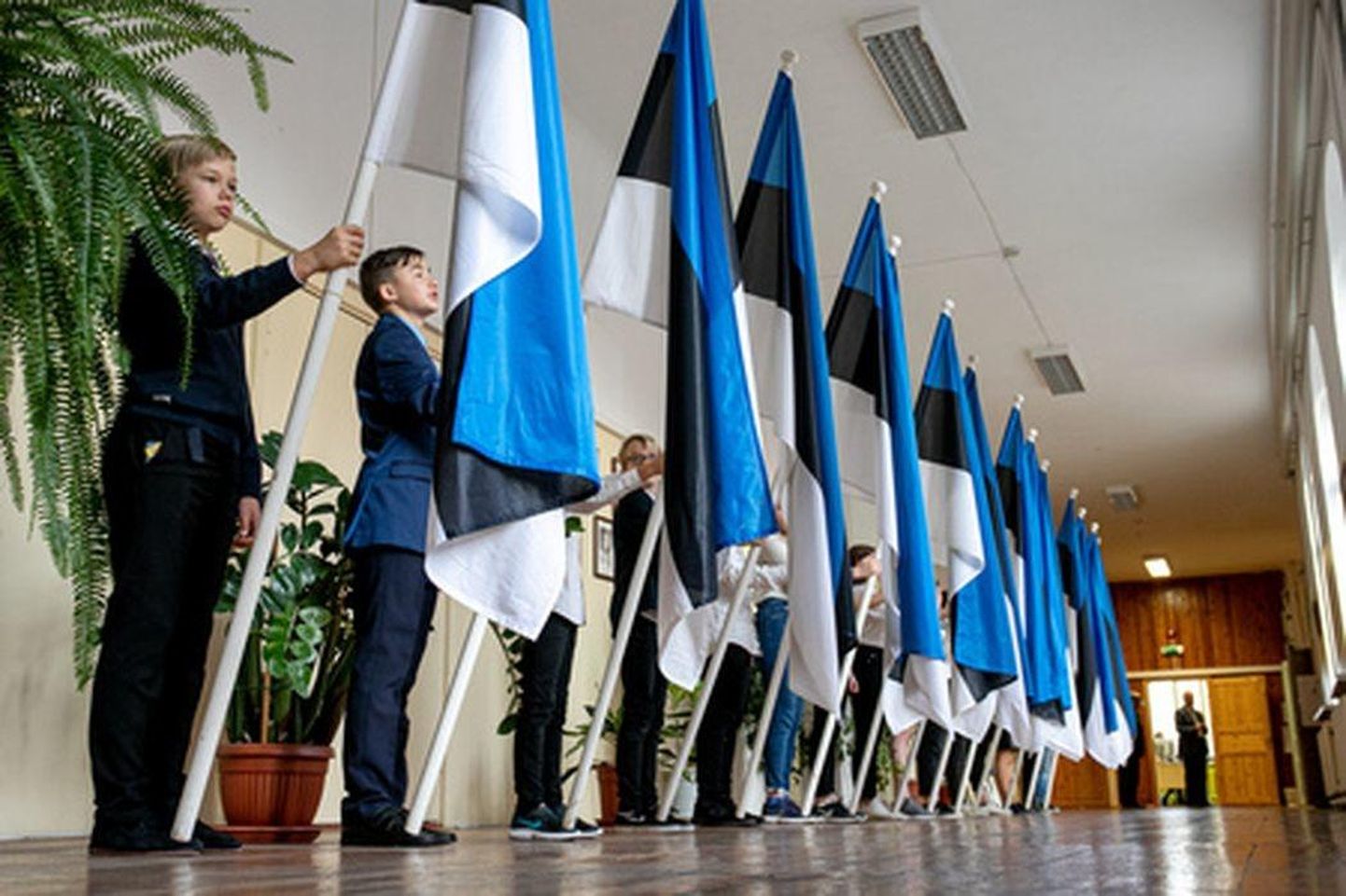 Täna hommikul avastati, et Kilingi-Nõmmes on keegi tänavavalgustuspostidelt ära võtnud sinna pühade ajaks üles pandud väikesed Eesti lipud.