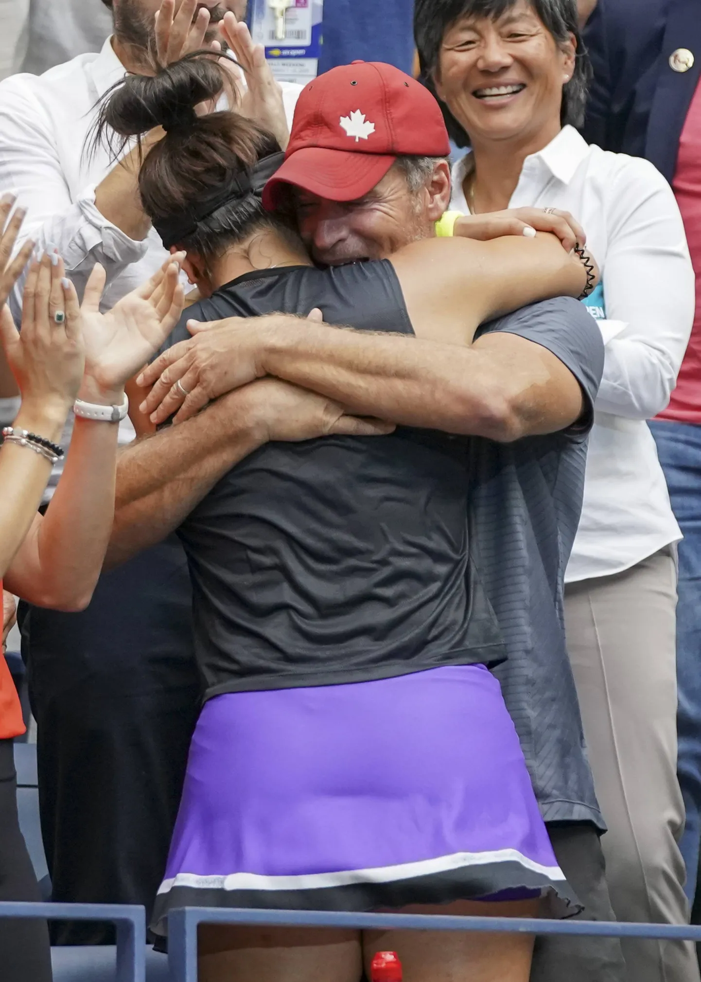 Bianca Andreescu ja Sylvian Bruneau koostöö tipphetk oli mõistagi USA lahtiste võidutrofee.