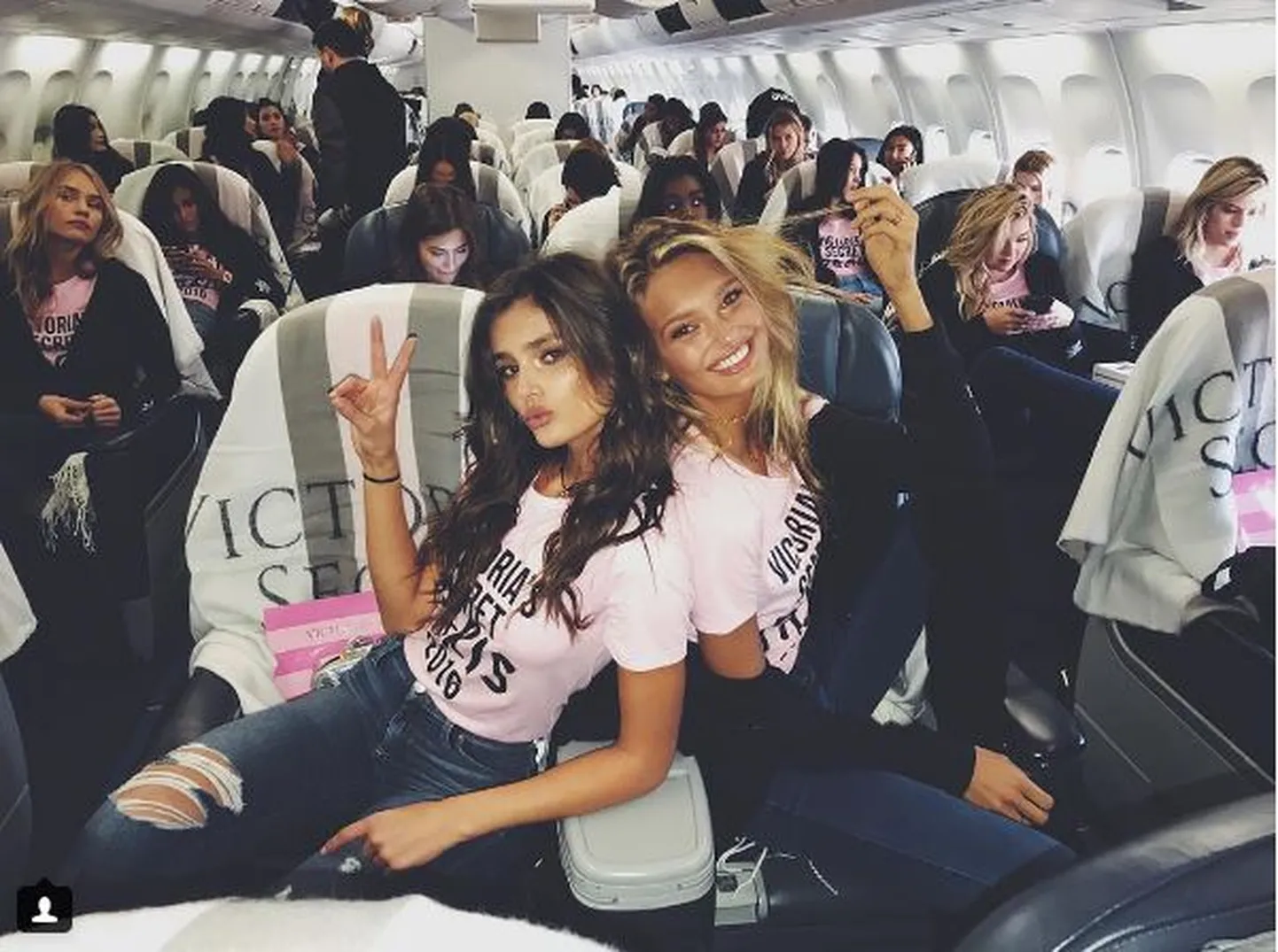 Victoria's Secret'i inglid lennukis
