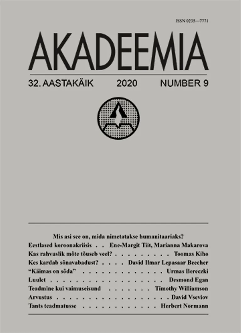 Akadeemia septembrikuus.