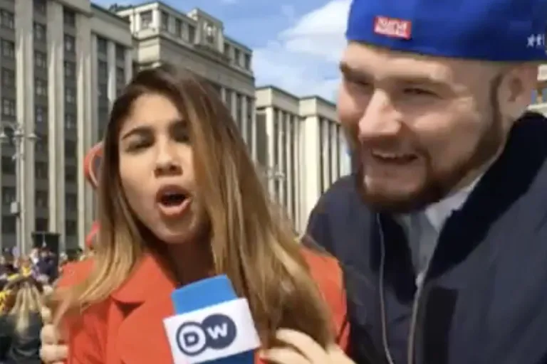 Deutche Welle reporterit Julieth Gonzalez Theranit ahistati MMil otse-eetris