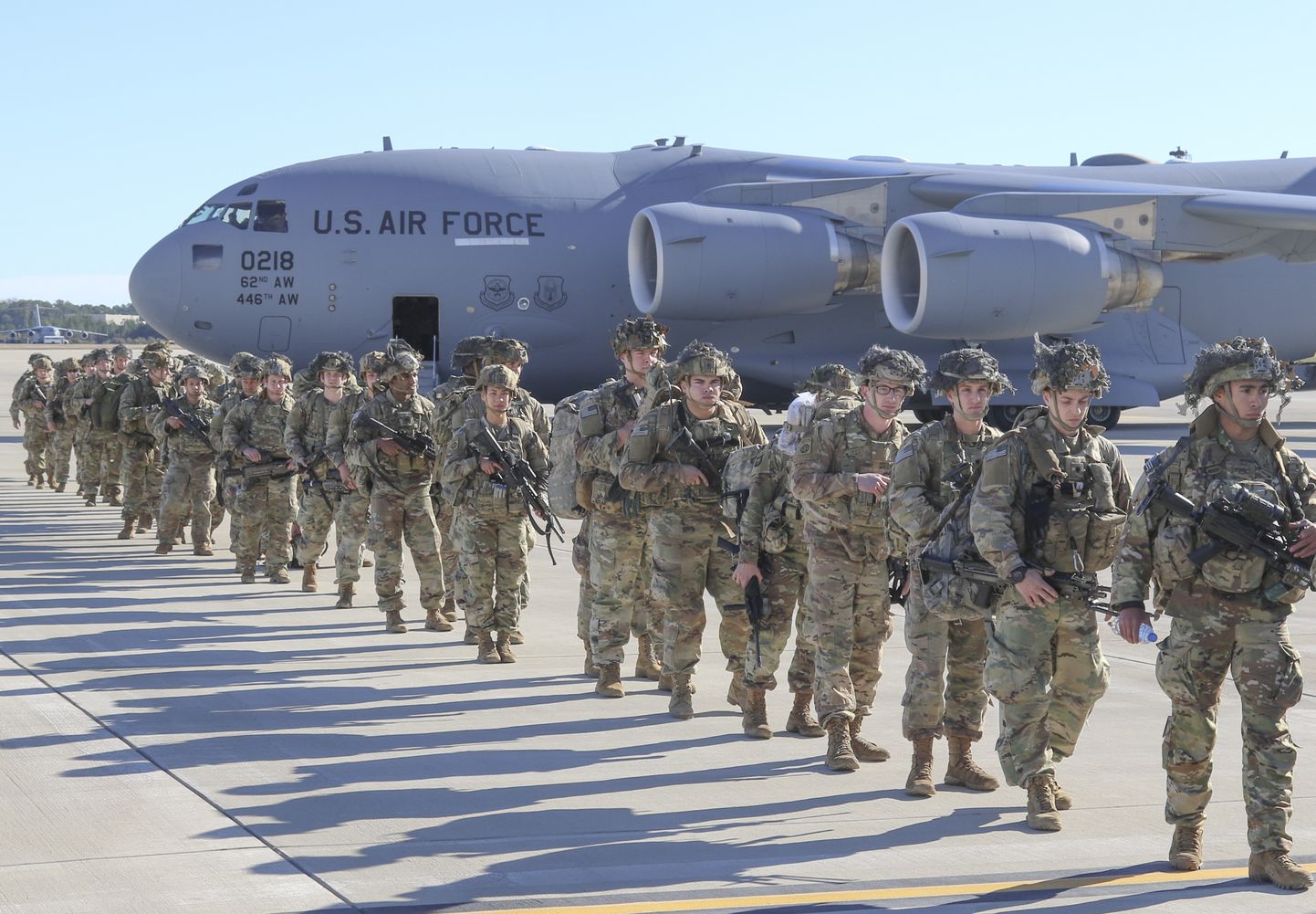 Jaanuaris Iraaki saadetud USA sõjaväelased.