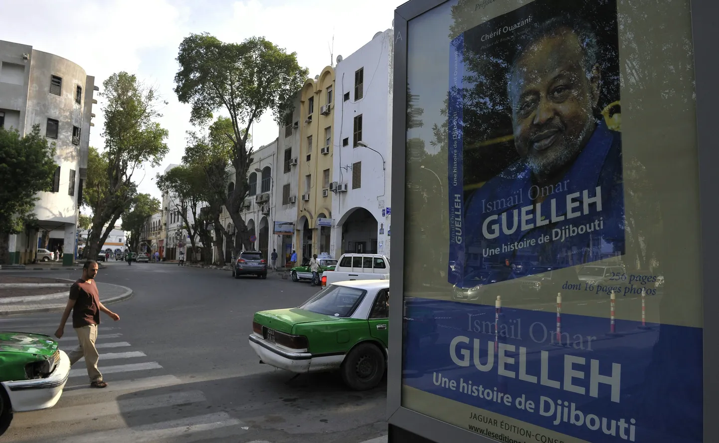Djibouti tagasivalitud presidendi valimisplakat.