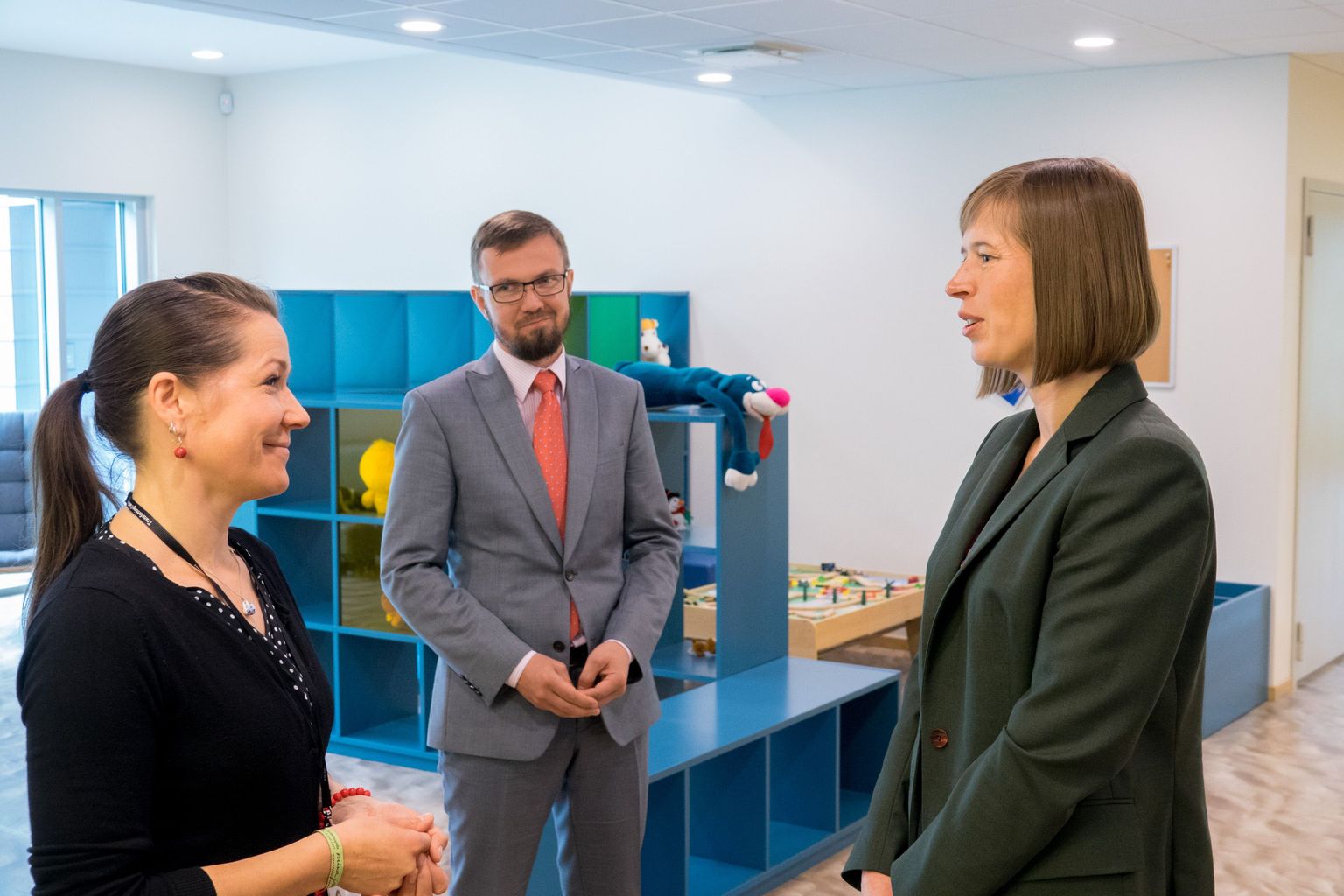 President Kersti Kaljulaid külastamas Lastemaja.