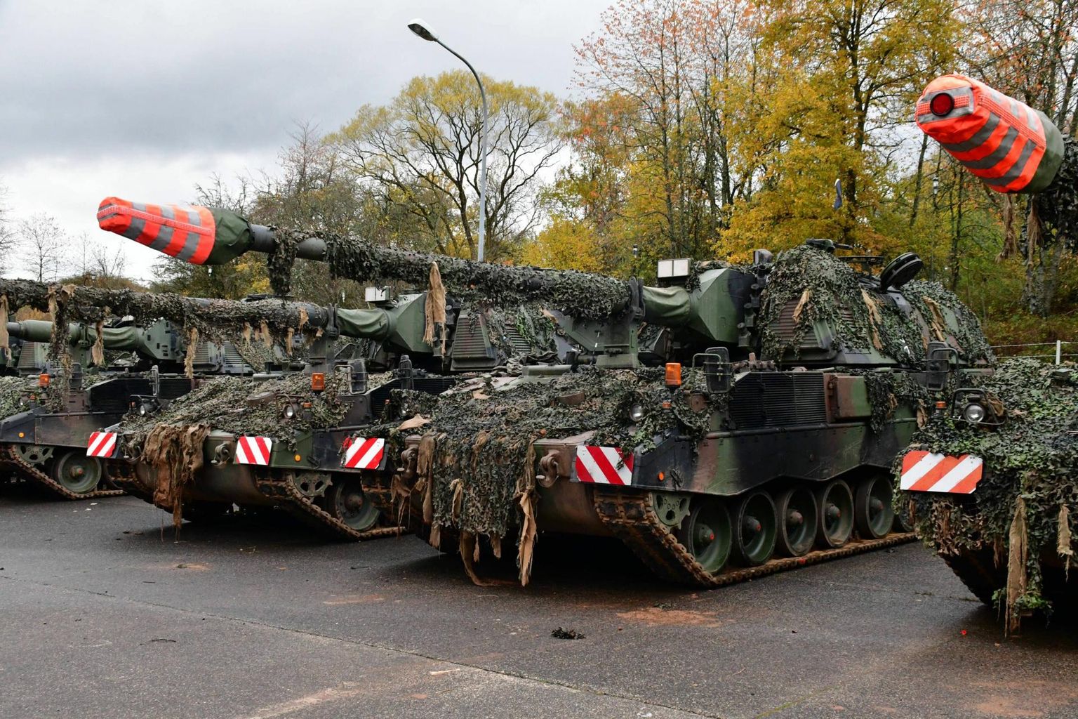 Rheinmetalli toodetavad haubitsad Panzerhaubitze 2000.