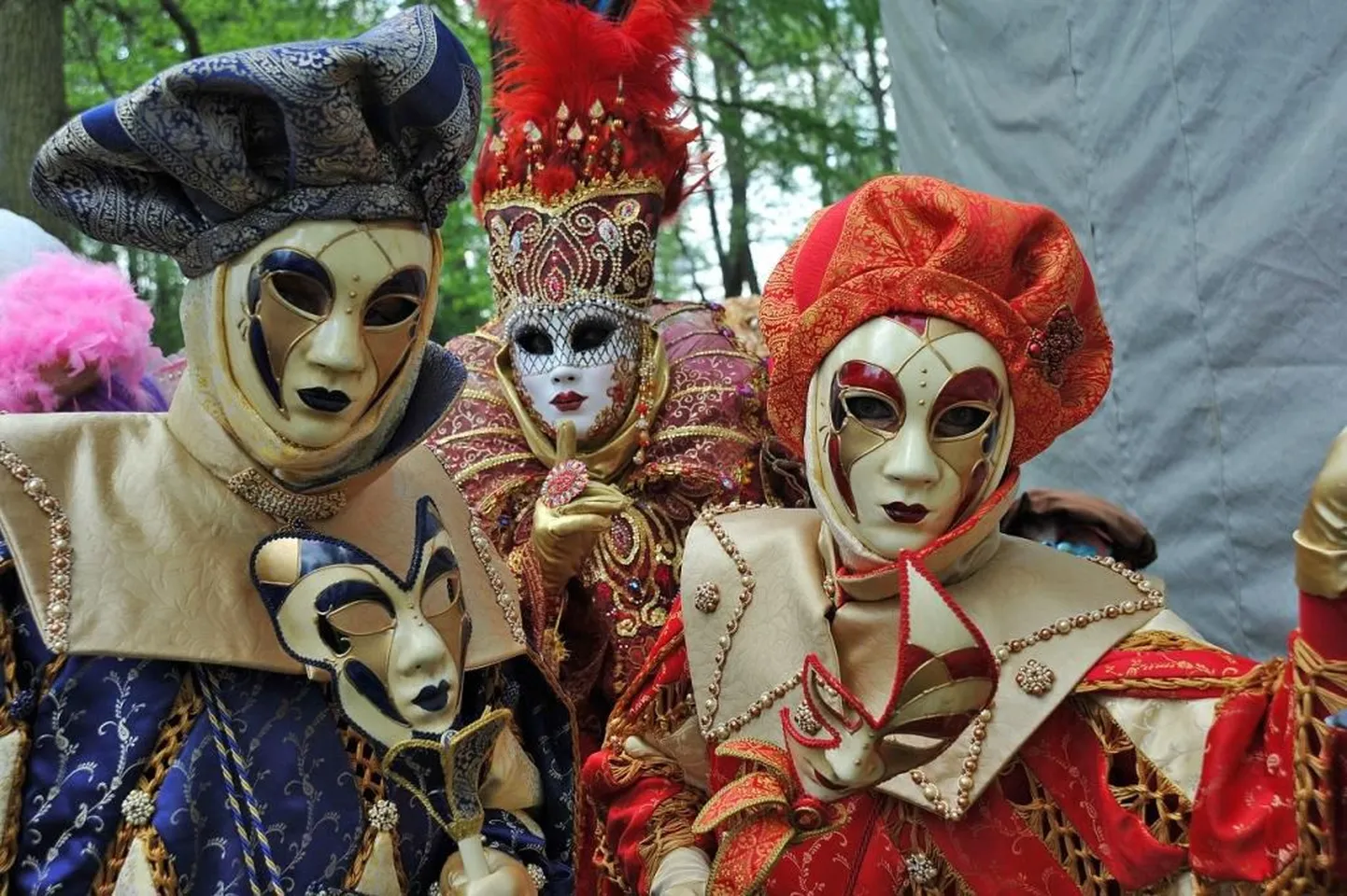 Veneetsia karneval Löwenruh' pargis.