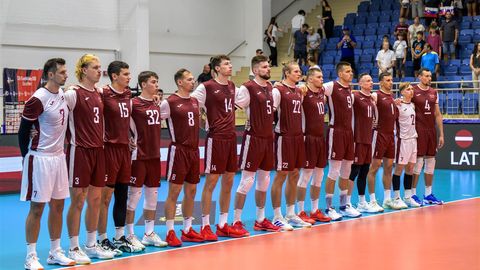 Latvijas volejbolisti nodrošina sev vietu Eiropas čempionāta finālturnīrā