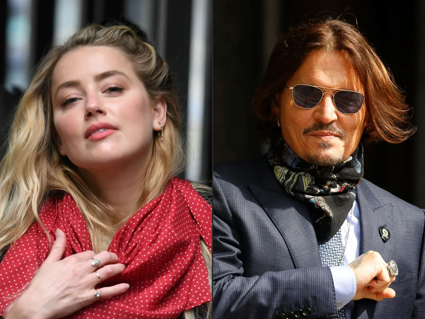 Amber Heard ja Johnny Depp.