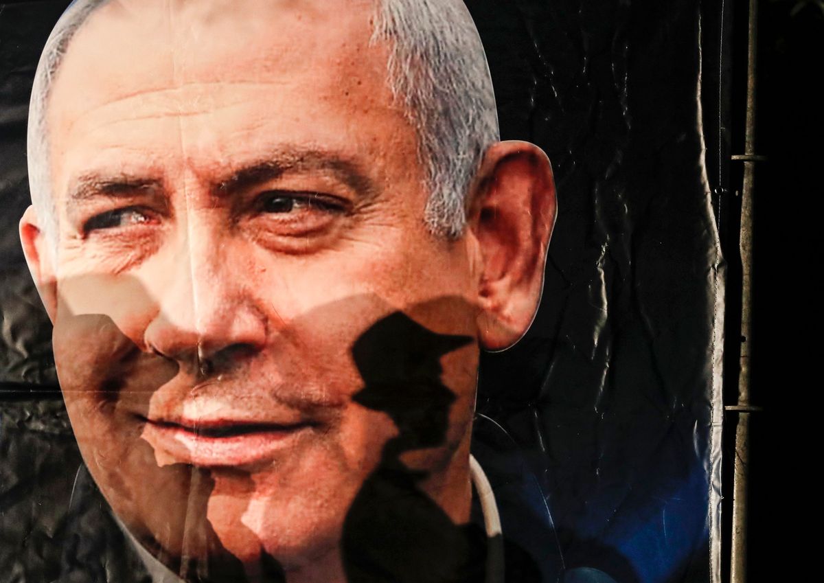 Benjamin Netanyahu isik ei jäta Iisraeli poliitikas kedagi külmaks. Pilt toetusavalduselt Jeruusalemmas.